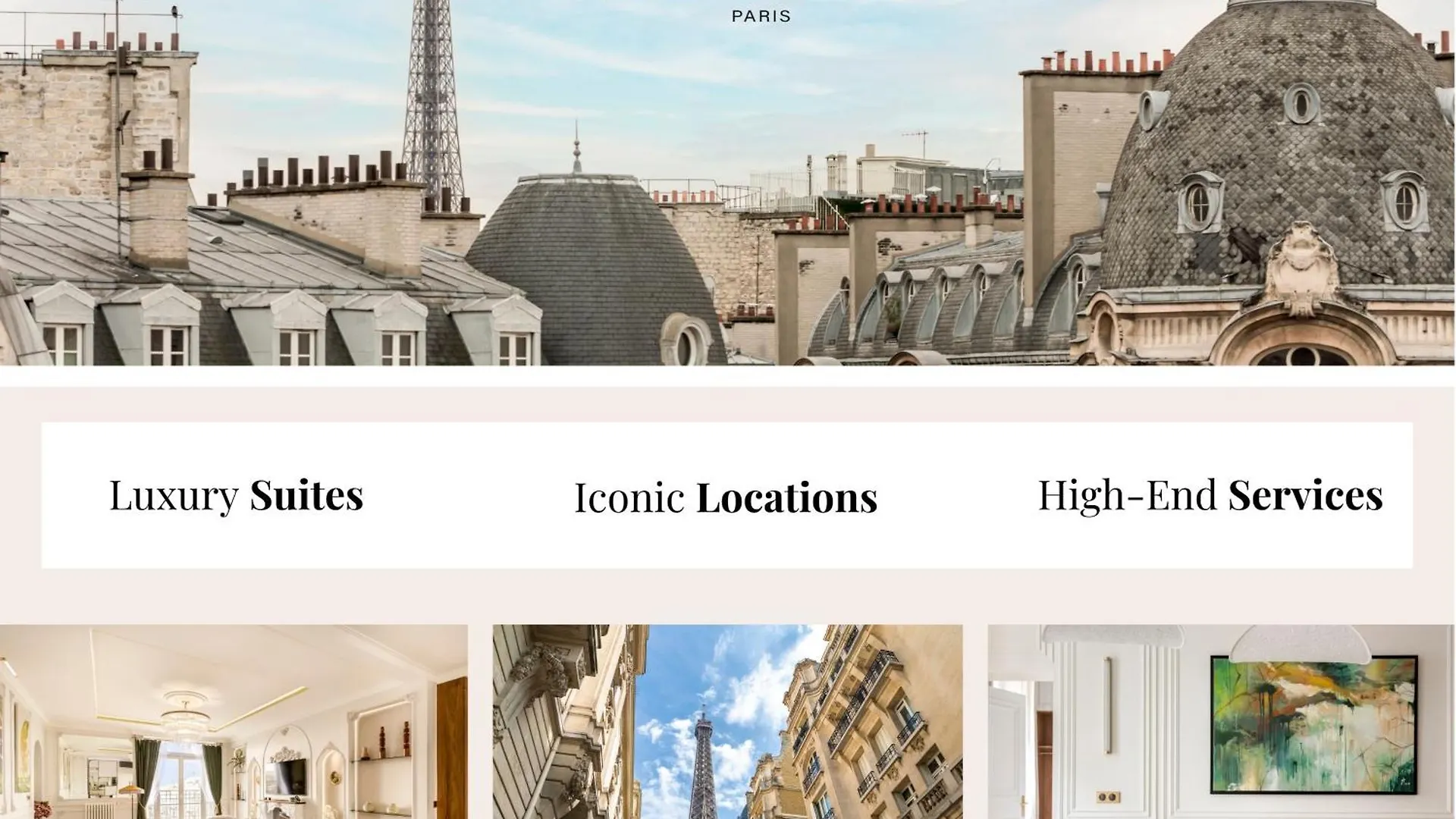 Merveil - Luxury Suite - Tour Eiffel - Fremicourt Paris